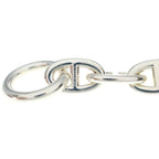 Hermes Chaine D'ancre TGM 15 Pieces Chain Bracelet Silver — view 5