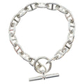 Hermes Chaine D'ancre GM Bracelet 17 Pieces Silver Chain