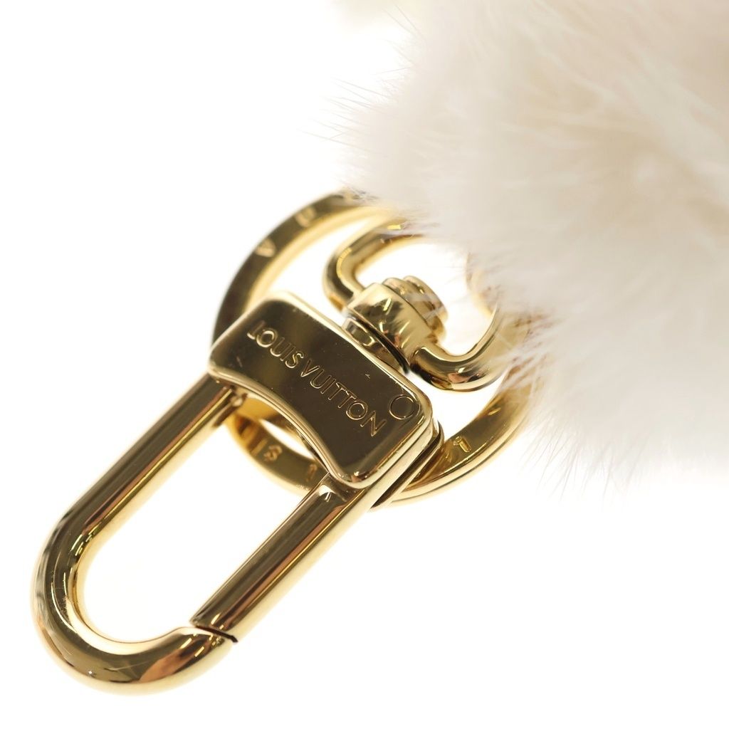 Louis Vuitton Vivienne Blanc Key Charm Key Holder White Brown — view 5