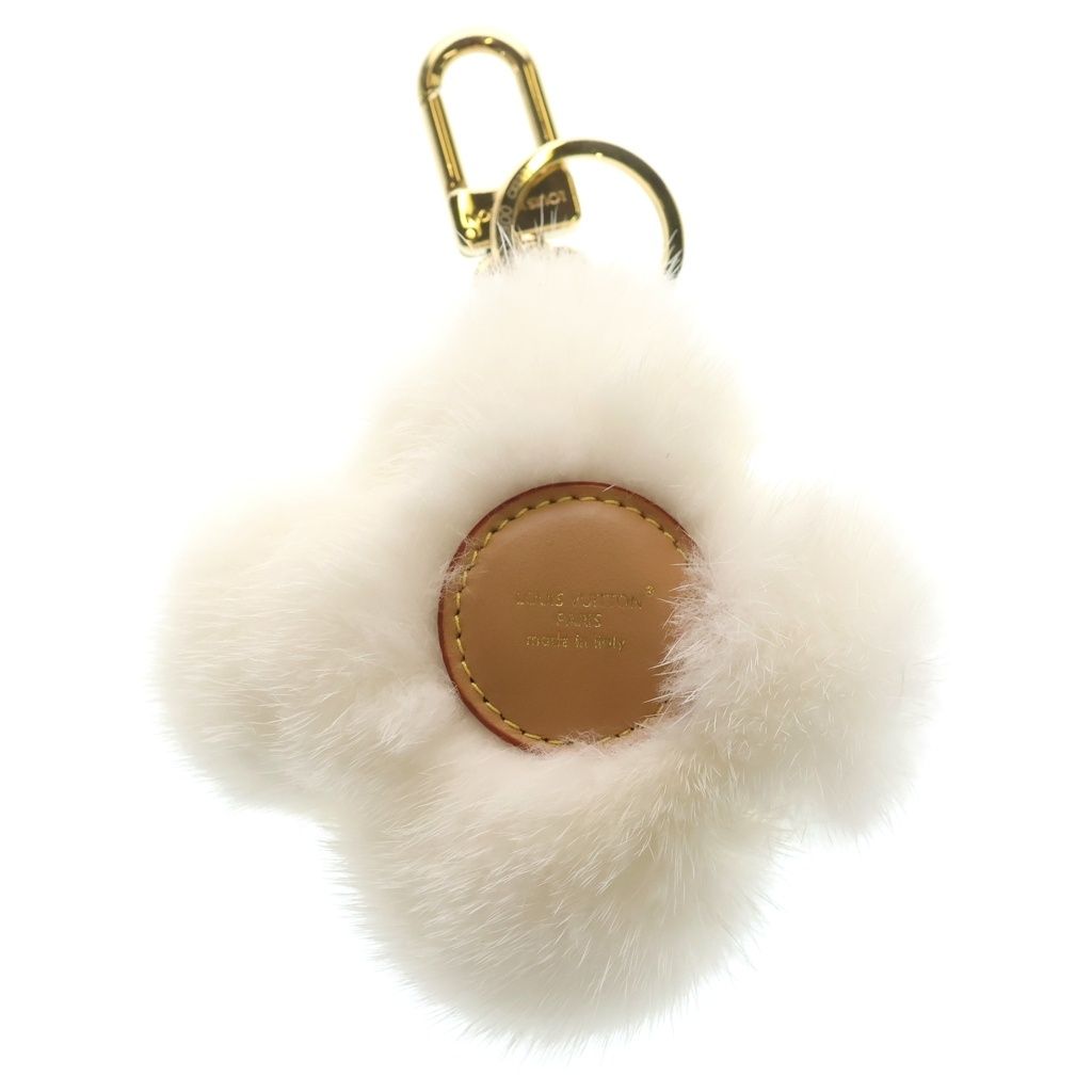 Louis Vuitton Vivienne Blanc Key Charm Key Holder White Brown — view 2