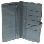 Hermes Bearn Souffle Bifold Wallet Card Case Epsom Gray Vert Angre Silver — view 4