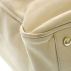 Chanel Camellia CC Logo Lambskin Leather Tote Beige — view 5
