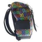 Gucci GG Psychedelic Backpack Supreme Canvas All Over Pattern Black Multicolor — view 3