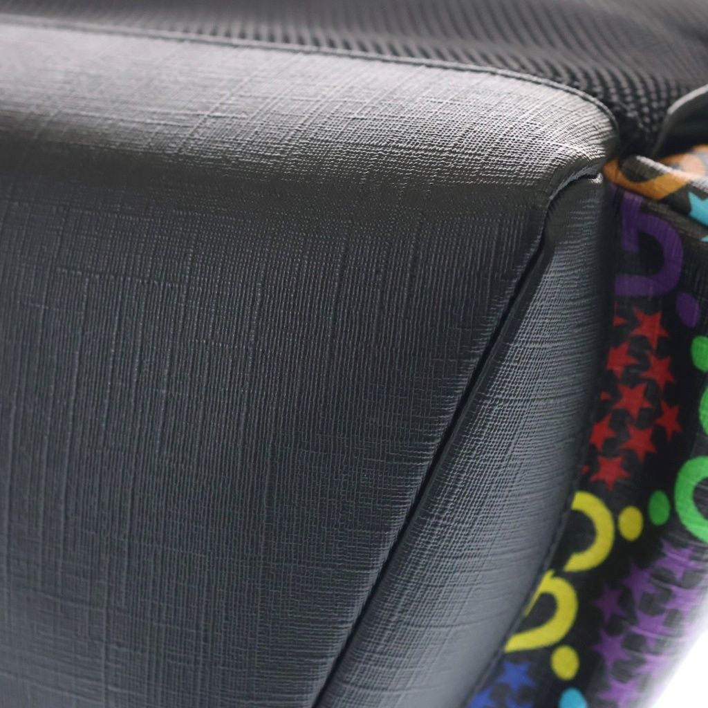 Gucci GG Psychedelic Backpack Supreme Canvas All Over Pattern Black Multicolor — view 6