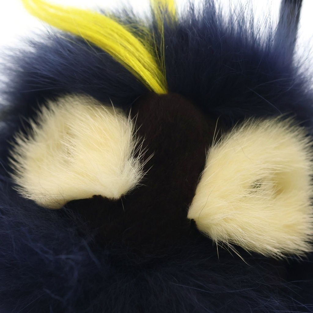 Fendi Bugsmon Star Bag Charm Strap Navy Yellow — view 5