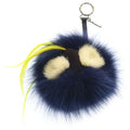 Fendi Bugsmon Star Bag Charm Strap Navy Yellow