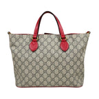 Gucci Bosco Patch GG Supreme Shoulder Bag Canvas Brown — view 3