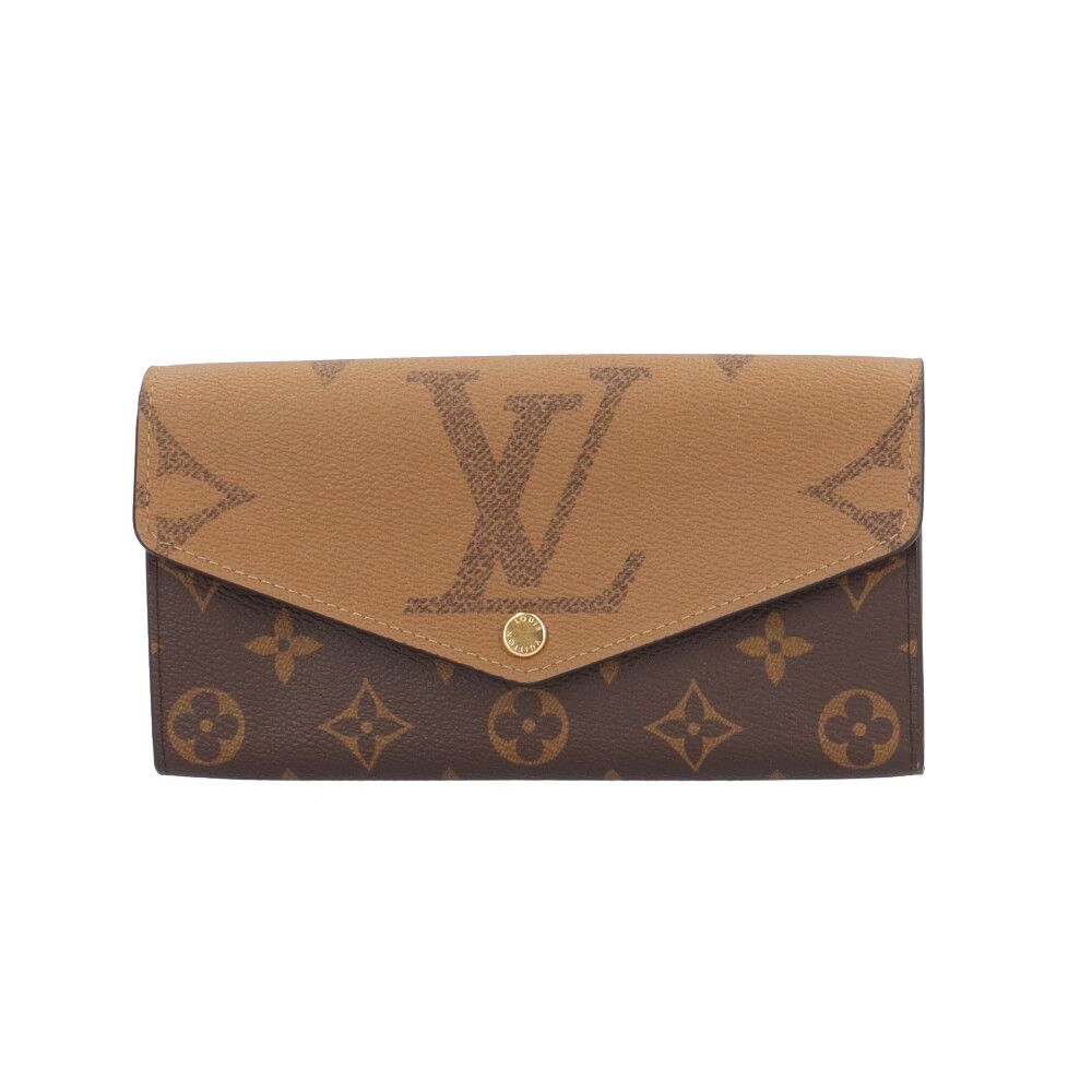 Louis Vuitton Portefeuille Sarah Monogram Giant Reverse Wallet Canvas