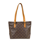 Louis Vuitton Cabas Piano Monogram Tote Canvas Brown