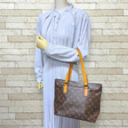 Louis Vuitton Cabas Piano Monogram Tote Canvas Brown — view 2