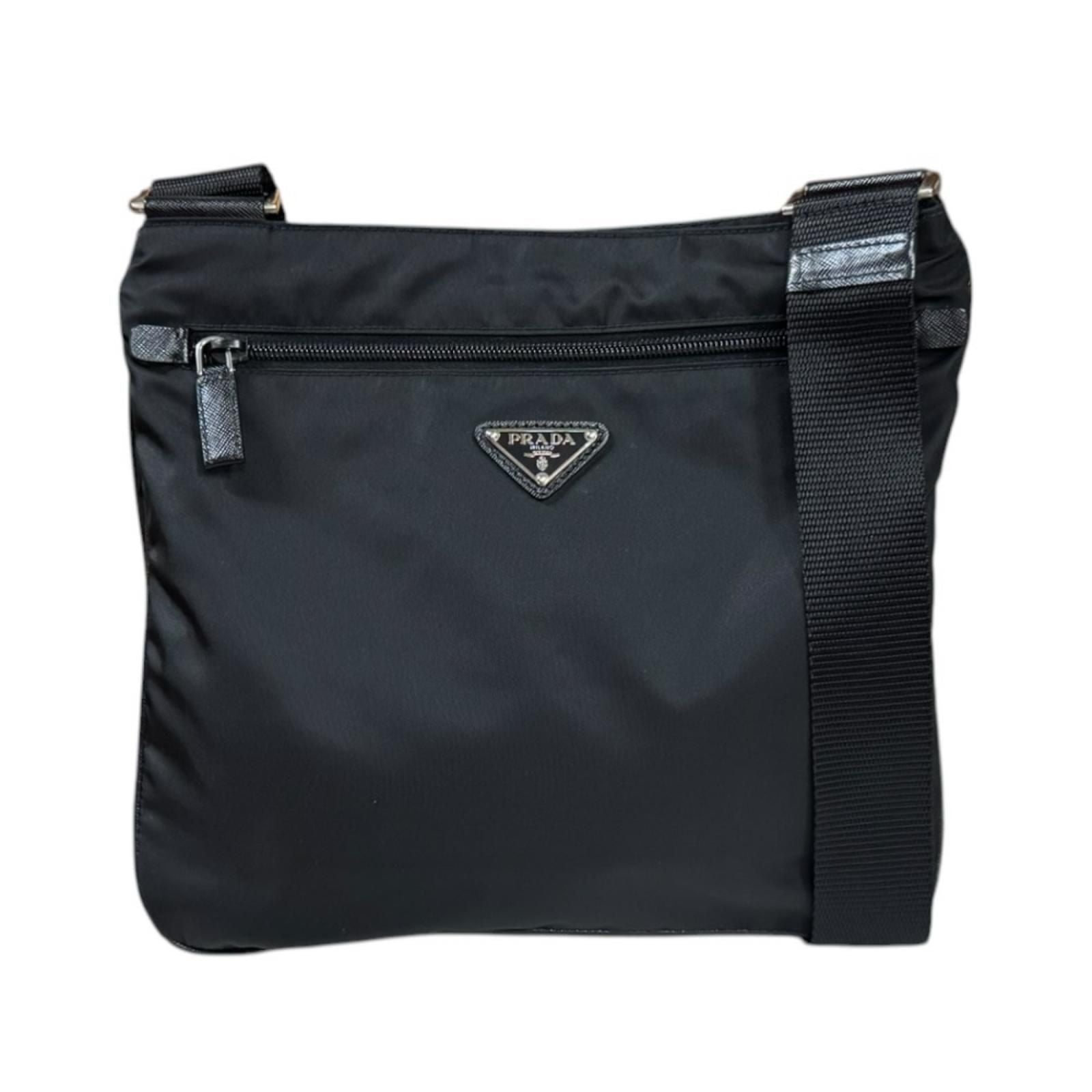 Prada Shoulder Bag Nylon Black