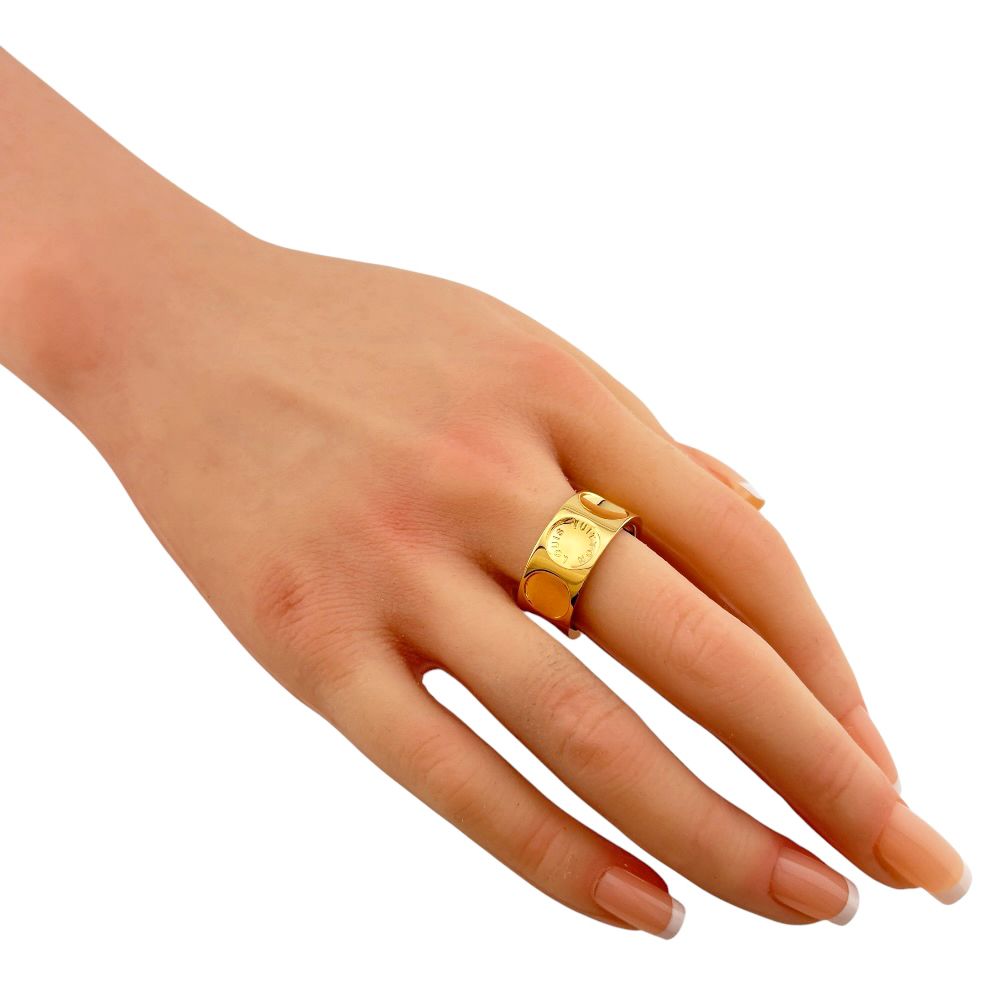 Louis Vuitton Grand Bague Empreinte Ring 18k Gold — view 2