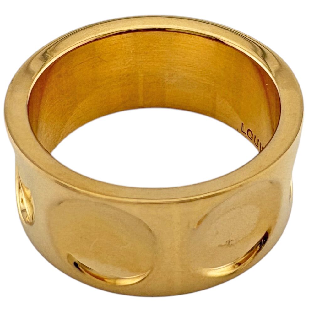 Louis Vuitton Grand Bague Empreinte Ring 18k Gold — view 5