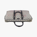 Gucci GG Plus Supreme Beige Black Canvas Handbag — view 8