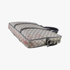 Gucci GG Plus Supreme Beige Black Canvas Handbag — view 6