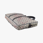 Gucci GG Plus Supreme Beige Black Canvas Handbag — view 4