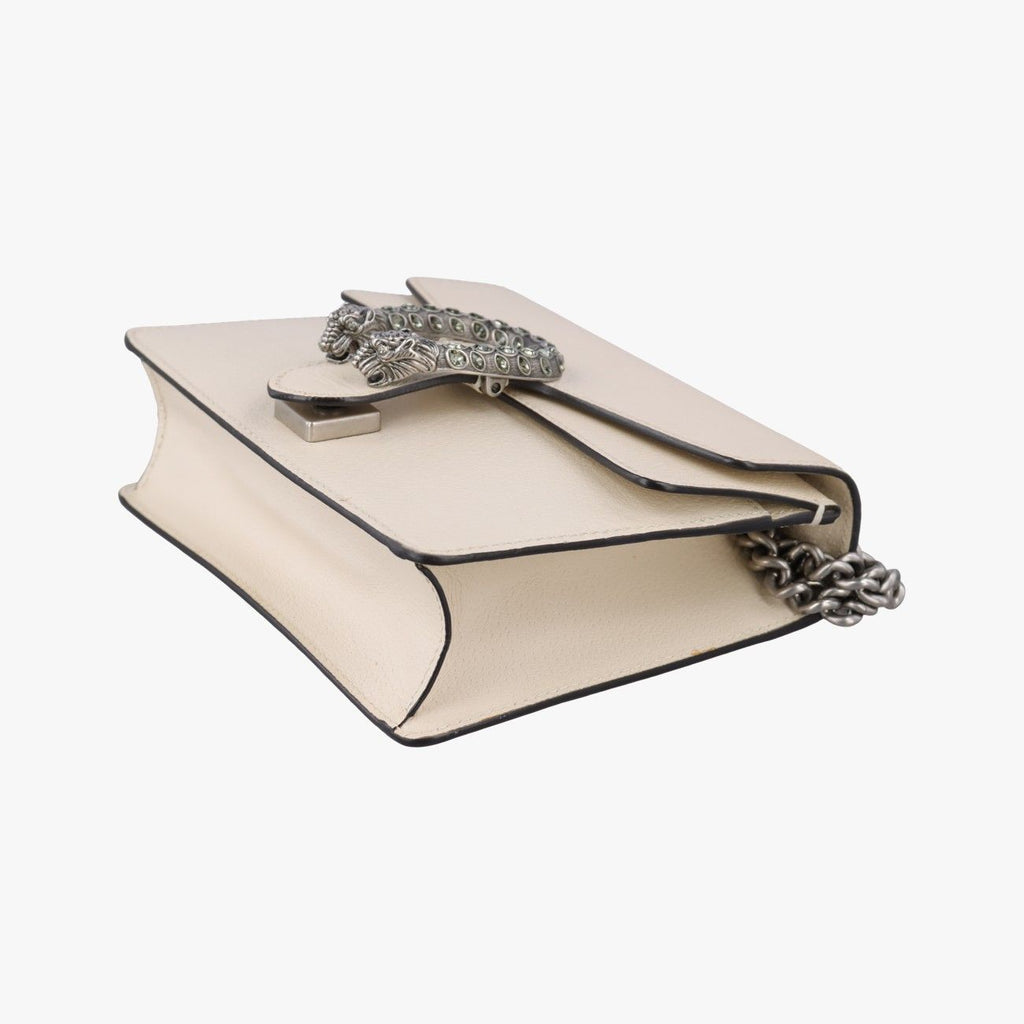 Gucci Dionysus White Leather Messenger — view 4