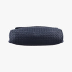 Bottega Veneta Intrecciato Navy Lambskin Tote — view 3