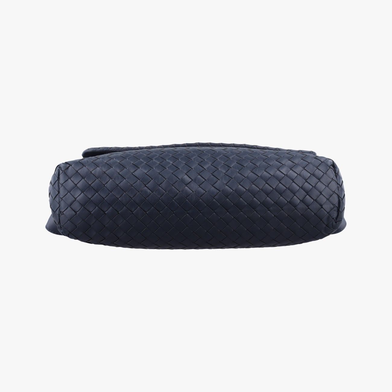 Bottega Veneta Intrecciato Navy Lambskin Tote — view 3