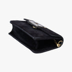 Gucci Square Black Velour Messenger — view 4