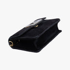Gucci Square Black Velour Messenger — view 5