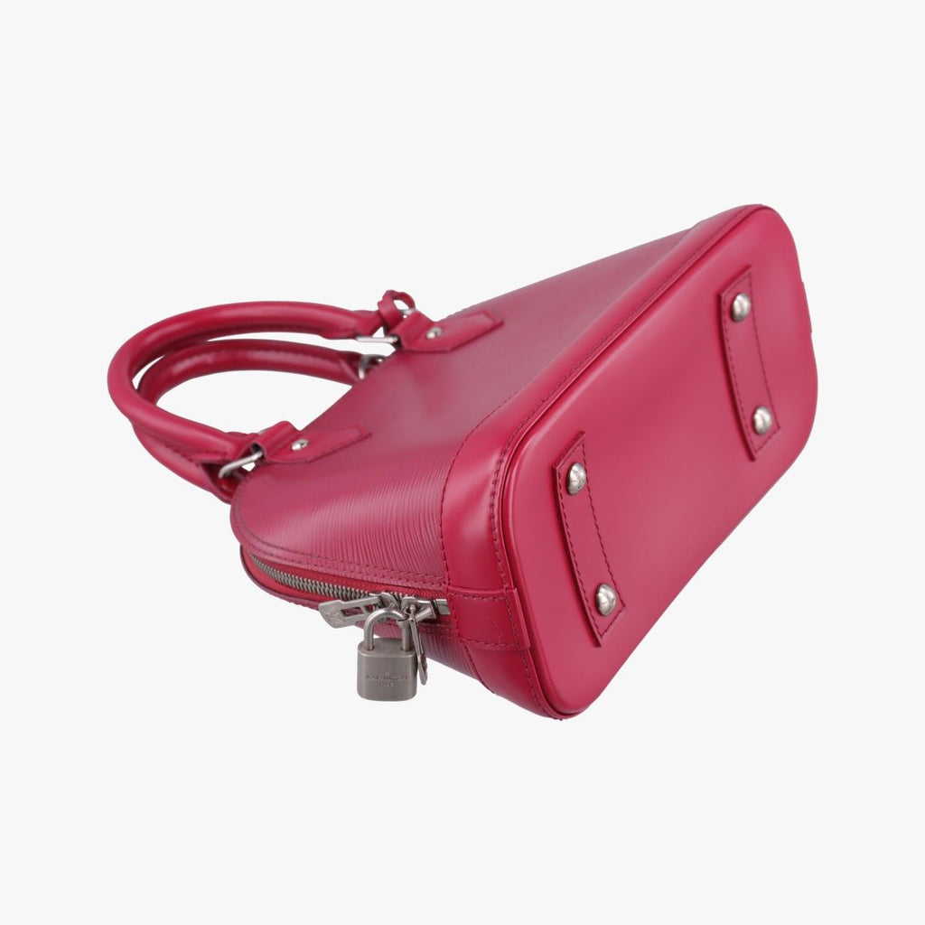 Louis Vuitton Alma BB Fuchsia Epi Handbag — view 5
