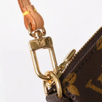Louis Vuitton Pochette Accessoires Pouch Monogram Brown Leather — view 4