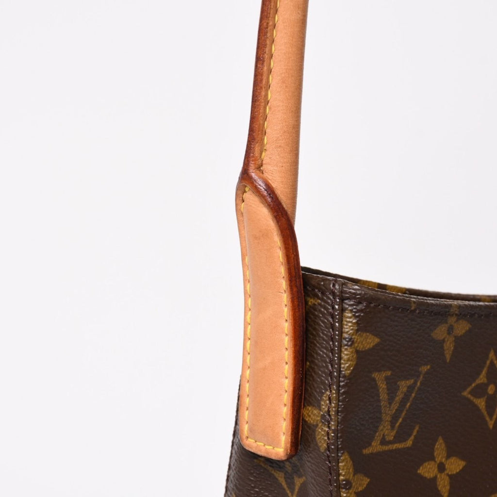 Louis Vuitton Looping GM Handbag Monogram Brown Gold — view 4