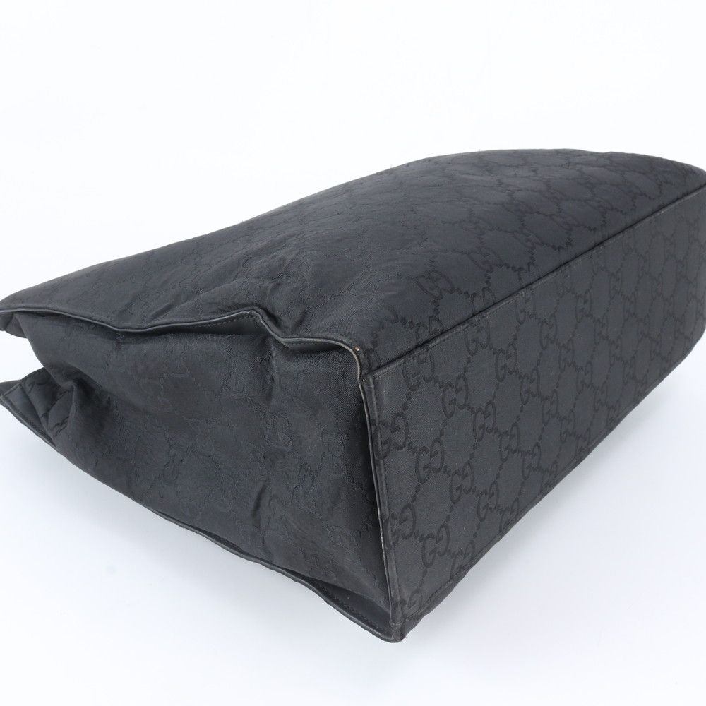 Gucci Bambu GG Nylon 002 Handbag Tote Black — view 4