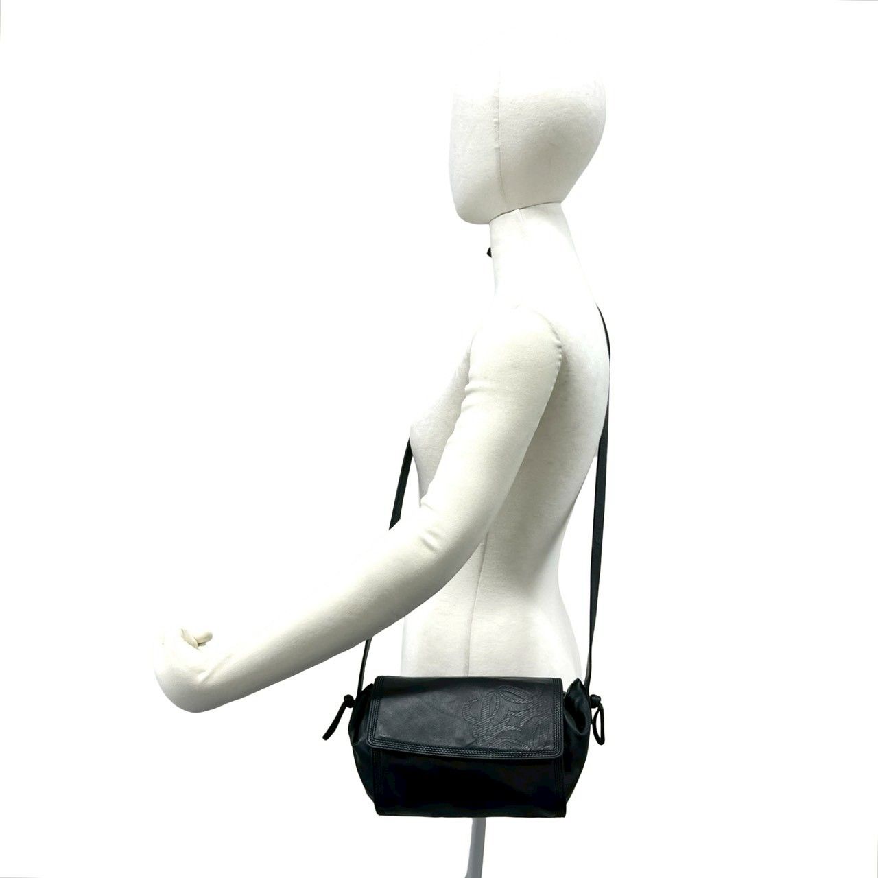 Loewe Vintage Anagram Logo Nappa Leather Mini Shoulder Bag Pochette Crossbody — view 2