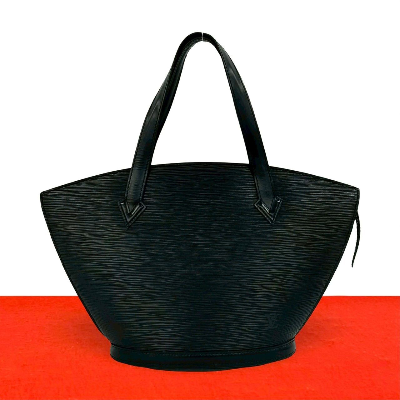 Louis Vuitton Vintage Saint Jacques Epi Leather Tote Black Noir