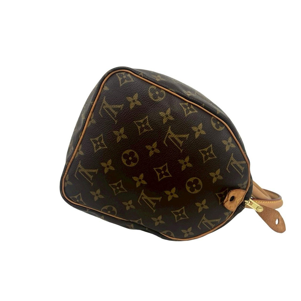 Louis Vuitton Speedy 30 Monogram Pattern Leather Mini Boston Bag Brown — view 6