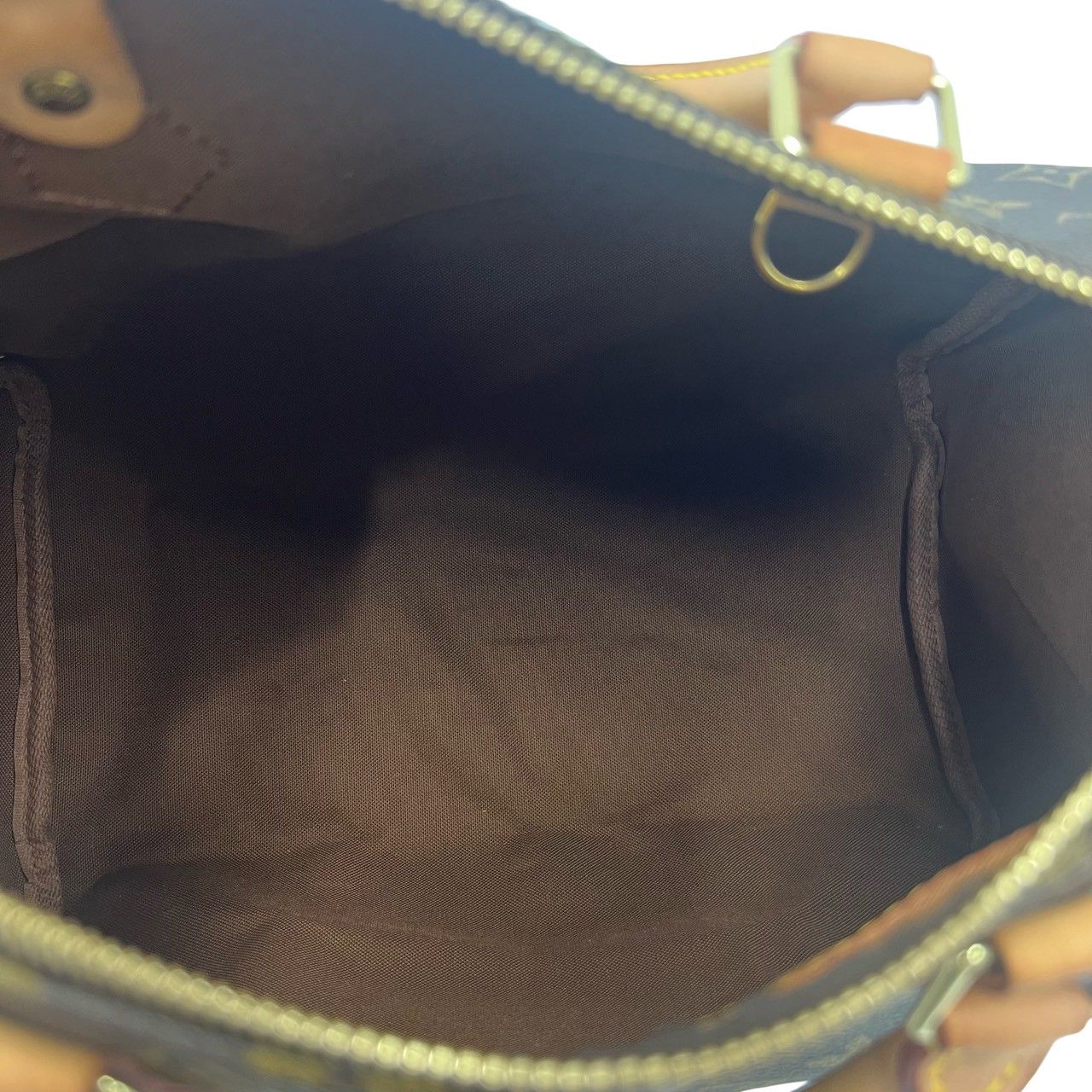 Louis Vuitton Speedy 30 Monogram Pattern Leather Mini Boston Bag Brown — view 9