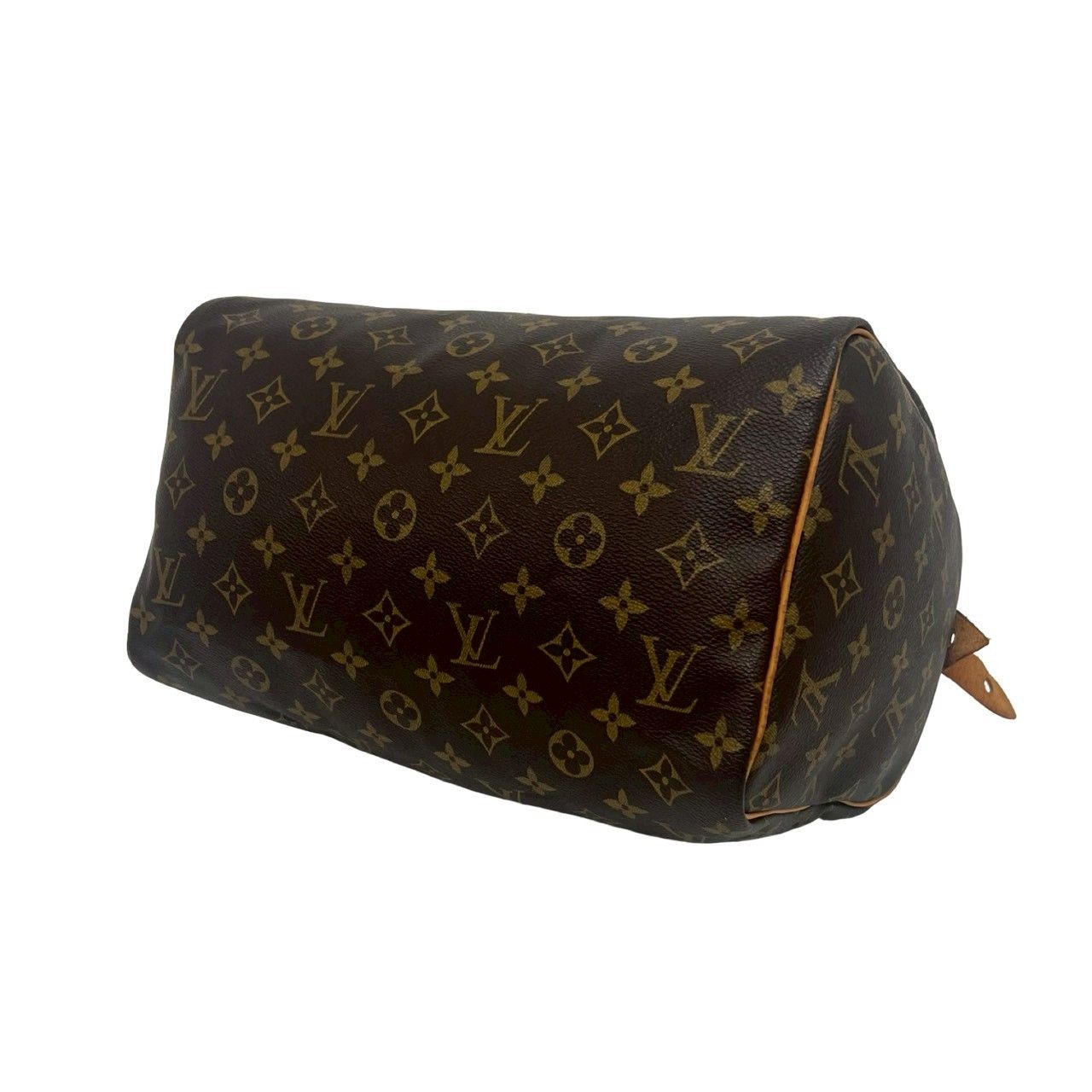 Louis Vuitton Speedy 30 Monogram Pattern Leather Mini Boston Bag Brown — view 8