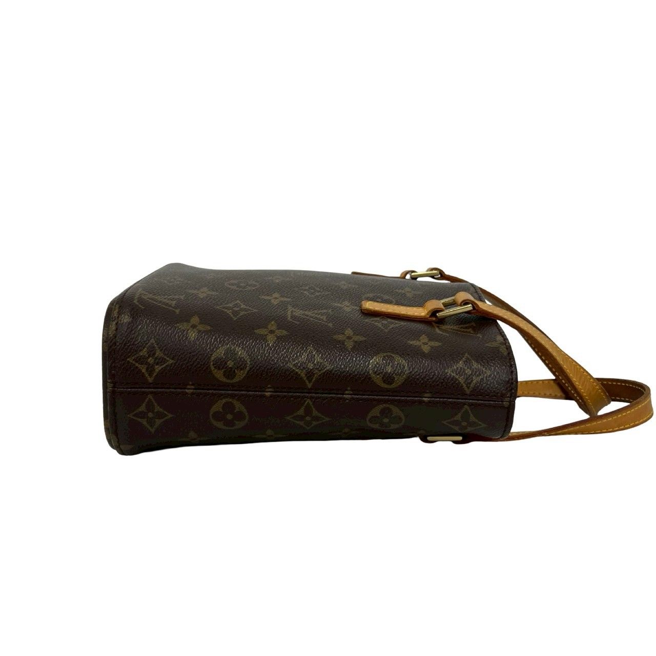 Louis Vuitton Vavin PM Monogram Leather Handbag Mini Tote Brown — view 6