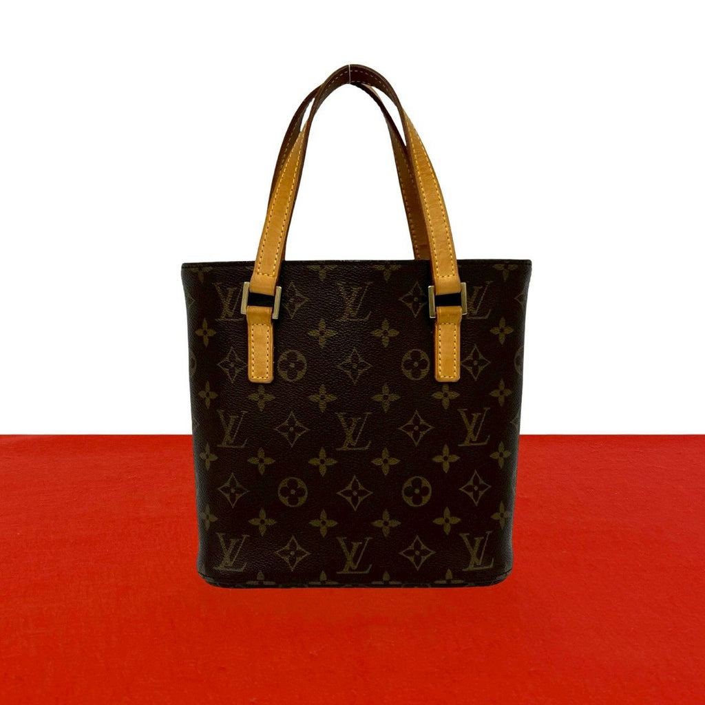 Louis Vuitton Vavin PM Monogram Leather Handbag Mini Tote Brown