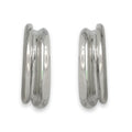 Chanel Hoop Logo Earrings
