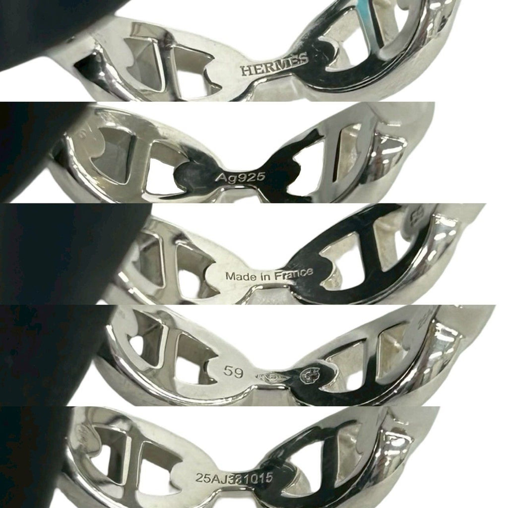 Hermes Enchainee Ring 925 Sterling Silver — view 3
