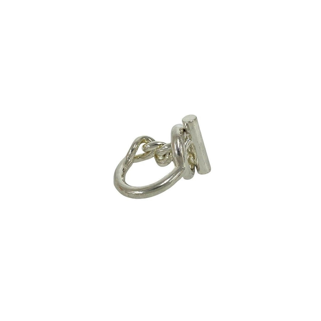 Hermes Croisette Ring 925 Sterling Silver — view 5