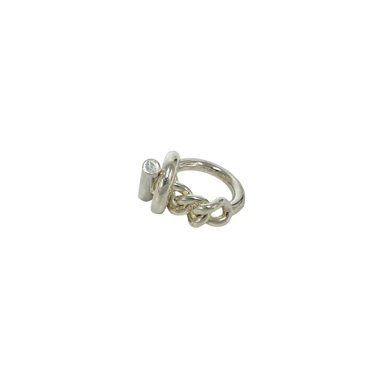 Hermes Croisette Ring 925 Sterling Silver — view 4