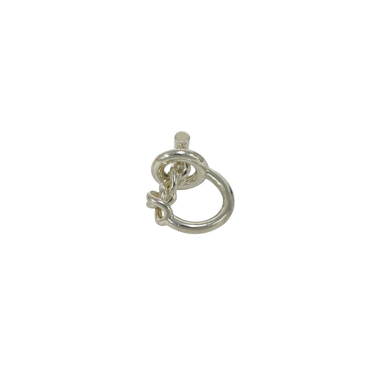 Hermes Croisette Ring 925 Sterling Silver — view 6