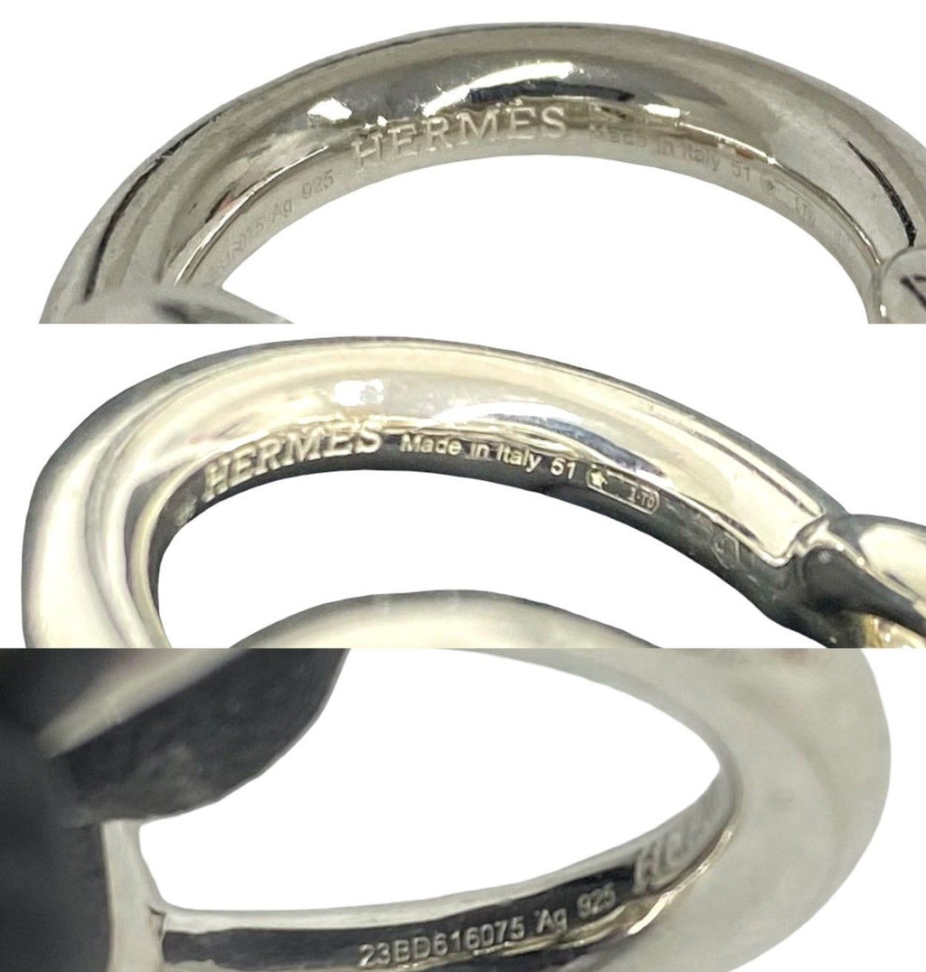 Hermes Croisette Ring 925 Sterling Silver — view 3
