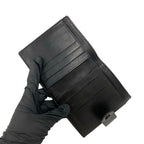 Chanel Card Seal Edition Vintage CC Logo Lambskin Leather Bifold Wallet Black — view 7
