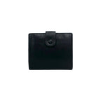 Chanel Card Seal Edition Vintage CC Logo Lambskin Leather Bifold Wallet Black — view 2
