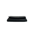 Chanel Card Seal Edition Vintage CC Logo Lambskin Leather Bifold Wallet Black — view 6