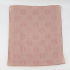 Loewe Anagram All Over Pattern Large Shawl Silk Pink Vintage Scarf — view 2