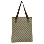 Gucci Vintage Sherry Line Plus Leather Tote Brown — view 3