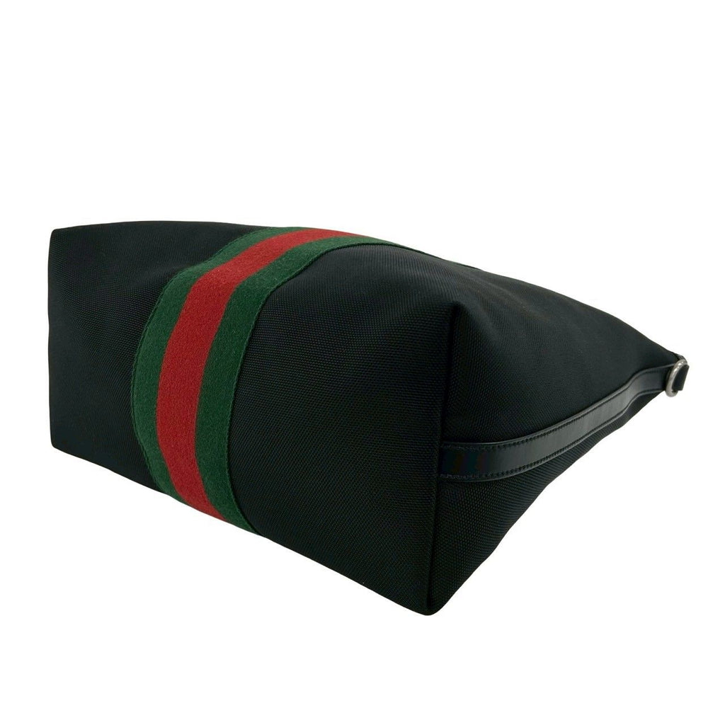 Gucci Sherry Line Canvas Leather 2-Way Shoulder Bag Business Black — view 8