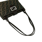 Fendi Vintage Zucca FF Pattern Canvas Leather Shoulder Bag Brown — view 4