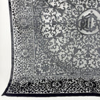 Dior Trotter Oblique Large Scarf Silk Black Vintage — view 4